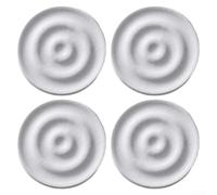 DAZZLEEX Diatomaceous Earth Drink Coasters Set of 4 Quick Dry Absorbent 10x10cm Square Coasters Protect Desks Tables and Countertops from Spills and Condensation with Mo(C)