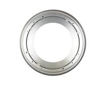 DAZZLEEX Dining Table Round Hollow Turntable Galvanized Steel Swivel Plate DIY Lazy Susan Turntable For Creating Rotating Platform(14in)