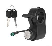 DAZZLEEX Electric Scooter Start Switch Accelerator Pedal With Key Electric Door Lock Scooter Electric Door Lock 5 Pin For Kukirin For G2 For Pro For Max Electric Scooter Line length 165mm