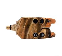 DAZZLEEX Electronic Fishing Bite Alarm with Sound Light Signal Adjustable Sensitivity Tone Volume Control for Carp Sea Casting Rock Rod Night Fishing Gear Camouflage(brown)