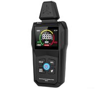 DAZZLEEX EMF01 EMF Meter Electromagnetic Radiation Detector with 3-Axis Probe for Measuring Electric and Magnetic Field Home Office Appliance Testing Black