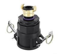DAZZLEEX Fast Hose Connector, IBC Tote Tank Adapter 2" Socket Quick Coupling for Geka System - Compatible Quick Connect