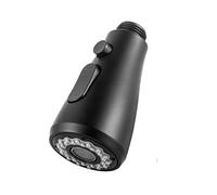 DAZZLEEX Faucet Sprayer Attachment Kitchen Black Shower Tap Faucet Pull Out Spray Head Replacement Kitchen Mixer Spare