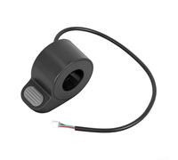 DAZZLEEX Finger Accelerator Throttle Switch for Xiaomi 5 5 Pro 5 Max Electric Scooter Black ABS Rust Resistant Replacement Part with Multi Colored Wires 13x9x4cm