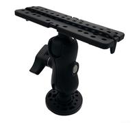 DAZZLEEX Fish Finder Mount Base, 360° Swivel Flexibility Marine Electronic Fish Finder Mount Base For Boats, For Kayak, GPS