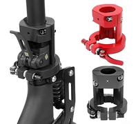DAZZLEEX Folding Pole Base, Aluminum alloy ElectricScooter Folder Fastener Pipe Clamp Folding PoleBase For -Xiaomi M365/Pro(Black)