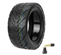 DAZZLEEX Folding Road Bike Tyre, Tubeless Tyre 11in 90/65-6.5 -Rode Tubeless Self-Repair Solid Tyre For Zero 11X Electric Scooter (Tire+nozzle)