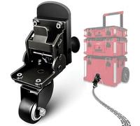 DAZZLEEX for Packout Front Wheel Kit with Foldable Design Heavy Duty 200lb Capacity Quiet Casters Ergonomic Rolling System for Toolbox Movement