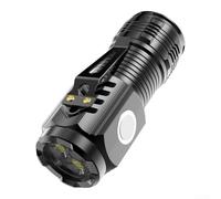 DAZZLEEX High Performance Three Eye Flashlight with Rechargeable Power Source and Type C Charging Port for Faster Energy Replenishment in Minutes (C)