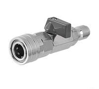 DAZZLEEX High-Pressure Washer 1/4" Ball Valve Kit,Washer Ball Valve, High Pressure Quick Connector Ball Valve Switch Adapter Pipe