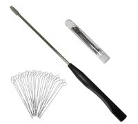 DAZZLEEX Laboratory Inoculation Loop,For Lab Culture Mycology Mycelium Agar Plate Inoculation Loop Kit Essential Tools For Inoculation Experiments(3mm)