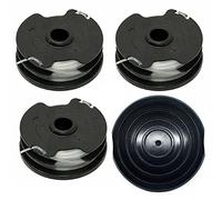 DAZZLEEX Lawn Mower Spool-For Parkside ERT550, PRT550/3 Rasentrimmer Spule & Line & Cover For ALM RY411