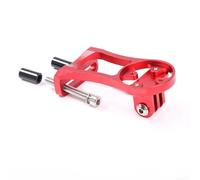 DAZZLEEX Lightweight Bicycle Meter Handlebar Extension Bracket, Enhance Appearance, Long Service Life (Red)