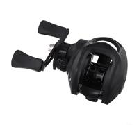 DAZZLEEX Metal Baitcasting Reel with 10 Magnetic Brake System for Anti-Backlash Control Zinc Alloy Main Gear Brass Pinion Left or Right Hand Retrieve Black(Left hand Black)