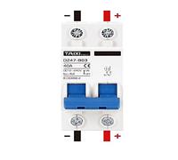 DAZZLEEX Miniature Solar Circuit Breaker Positive and Negative Protection Switch Isolator Car Battery Protector DC12-240V 32A