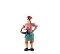 DAZZLEEX Model People Model Trains Farmer Shepherd Painted Figures Simulation Farm Standing People Sand Table Decorations peasant women