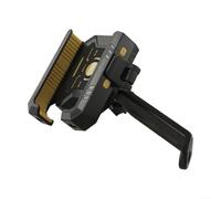 DAZZLEEX Motorcycle Phone Mount for Mirror and Fork Stem with Absorption One-Handed Operation Silicone Pads for 4.7 to 7.2 Inch Phones GPS Orange(Gold)