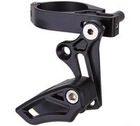 DAZZLEEX Mountain Bike Chain Guide CG02 1x Drivetrain Chainring Guard Anti-Drop Device for Downhill Cycling Aluminum Alloy and Nylon Fiber Reinforced Construction Black Red P(CG02 Black)