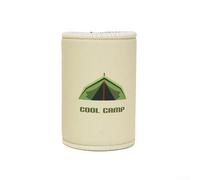 DAZZLEEX Neoprene Beer Can Sleeves Insulated Cooler Cover for 12oz 330ml Cola Bottles Camping Hiking BBQ Party Outdoor Travel Black Green Khaki(Short Khaki)