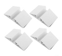 DAZZLEEX Plastic Triangle Support Feet For Pet Gate Reinforcement And Freestanding Dog Fence Panel Stability Enhancement(4 Pack)