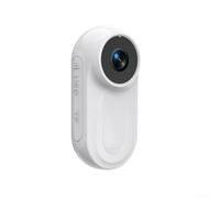 DAZZLEEX Portable Body Camera 1080P HD for MINI Action Cam With IPS Display Wide Angle Lens Long Life For Sports Travel Recording(White)