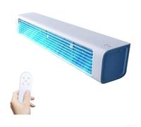 DAZZLEEX Portable Wall Mounted Air Conditioner With Remote Control Wireless Charging Energy Efficient Operation For Kitchen Bedroom Office Cooling(White plug-in model)