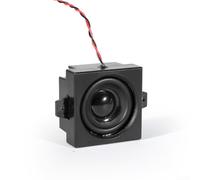 DAZZLEEX RC Diesel Engine Sound Module with 2W Speaker for Remote Control Cars Trucks Excavators Realistic Throttle Response Simulation 3.6V-8V Input Black