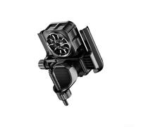 DAZZLEEX Riding Phone Holder, ABS-Metal Motorcycle Electric Bike Phone Cooling Bracket Separable Design 360° Rotation 92X140x159.5mm(Bike Bracket)