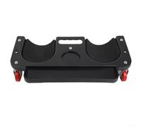 DAZZLEEX Rolling Kneeling Pad with Rotating Wheels Load-Bearing PE Plastic Knee Protection Mat for Automotive Repair, Car Maintenance and Workshop Flooring Tasks(Black)