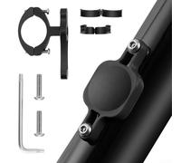 DAZZLEEX Secure Bicycle Holder Anti Theft Bracket with Real Time Tracking and Weatherproof Features (black)