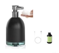 DAZZLEEX Smart Soap Dispenser 320Ml Touchless Soap Dispenser With Five Adjustable Gears IPX7 Waterproof Battery Operated For Bathroom Kitchen Office(Black)