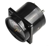 DAZZLEEX SO-45 Analog DC Ammeter Panel Meter with Pointer Indicator, 1A-30A Direct Measuring Range, External Shunt Support up to 500A/1000V, 47x47mm ABS Flame-Retardant(DC 1A)