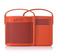 DAZZLEEX Speaker Silicone Cover Case, Red/grey/blue Speaker Case Portable Speaker Cover For SOUNDLINK Color II Speaker 16.8 * 14.5 * 6.3cm(red)