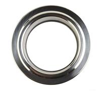 DAZZLEEX Stainless Steel Round Pipe Flange Cover Plate Connector for Wall or Ceiling Vent Duct Installation, Decorative Hose Cover in 70mm 80mm 100mm Siz(100mm)