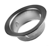 DAZZLEEX Stainless Steel Round Pipe Flange Cover Plate Connector for Wall or Ceiling Vent Duct Installation, Decorative Hose Cover in 70mm 80mm 100mm Siz(70mm)
