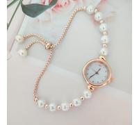 DAZZLEEX Stylish Pearl Bracelet Watch for Women Who Appreciate Unique Accessories (04)