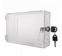 DAZZLEEX Thermostat Lock Box with Key,Large Thermostat Passport, Constant Temperature Valve Cover,7.9 * 5.5 Inch