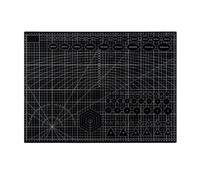 DAZZLEEX Thickened Cutting Mat A3/A4/A5 Engraving Drawing Board Cutting Mat Double Sided Cutting Mat Perfect For Sewing And Carving Tools(A-2 black)