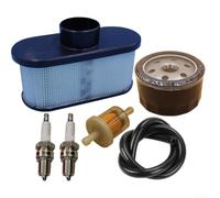 DAZZLEEX Tune Up Kit for Kawasaki FR651V FR691V FR730V FS600V Engines with Air Fuel Oil Filter Spark Set 11013-7047 Replacement Parts for Hustler Lawn Mowers