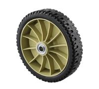 DAZZLEEX Universal Wheels For Push Lawn Mowers, Front And Rear Wheels Rubber Universal Wheel Wheel Diameter 19.5cm