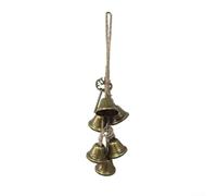 DAZZLEEX Witch Bells Protection Door Hangers Iron Witch Wind Chime With Hanging Loop For Home Doorknob Witchcraft Decorations(B and E)