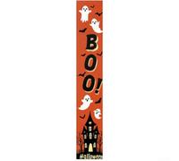 DAZZLEEX Wooden Halloween Welcome Sign for Front Porch Standing Outdoor Indoor Decor 47 Inches Tall Farmhouse Style Holiday Decoration(HWMZ036)