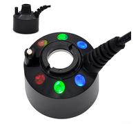 DAZZLEEX Zinc Alloy Pool Mist Maker Fogger - Enhance Your Garden Pond or Aquarium with LED Lights