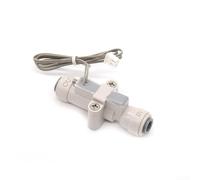 DAZZLEEX ZJMFS-S 2/S0 Low Flow Start Switch for Pure Water Normally Open Type with 2-Point Quick Connect Fast Response Under 1s Plastic Body 0-110VDC 50cm Wire(ZJMFS-S2)