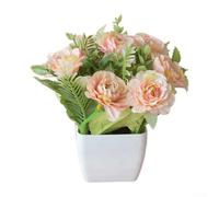 Dazzling Artificial Floral Displays; Perfectly Sized Miniature Potted Plants to Beautify Your Living Areas or Special Events (A)