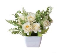Dazzling Artificial Floral Displays; Perfectly Sized Miniature Potted Plants to Beautify Your Living Areas or Special Events (B)
