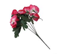 Dazzling Artificial Pansy Bouquet Perfect Addition to Your Event or Home Space Measuring at a Height of 26cm (Purple)