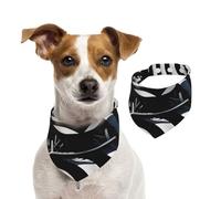 Dazzling Camouflage Pet Scarf Dog Bandanas Spring Summer Soft Cotton Puppy Scarfs Adjustable Accessories for Small Medium Large Girl Boy Pup Small