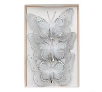 Dazzling Hollow Out Butterflies as Decorative Accents on Trees or Garlands during the Festive Season (Silver B)