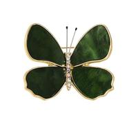 Dazzling Metallic Butterfly Accessory Multi Layer Wing Design Finish Suitable For Outfit Pairing Multi Occasion Butterfly Accessory